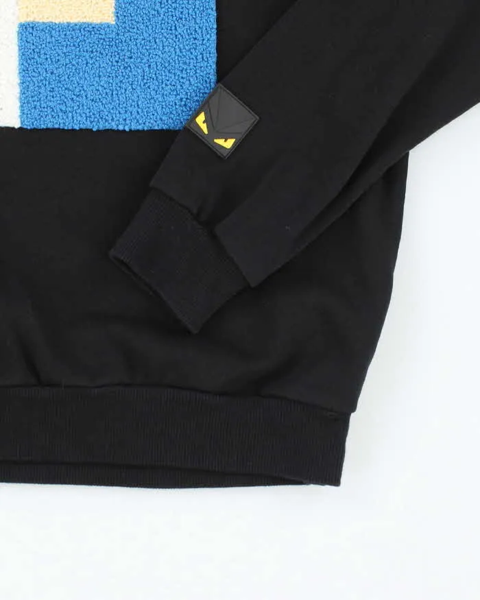 Vintage Y2K Fendi Textured Logo Sweatshirt - XL sold by Rokit product image thumbnail 4