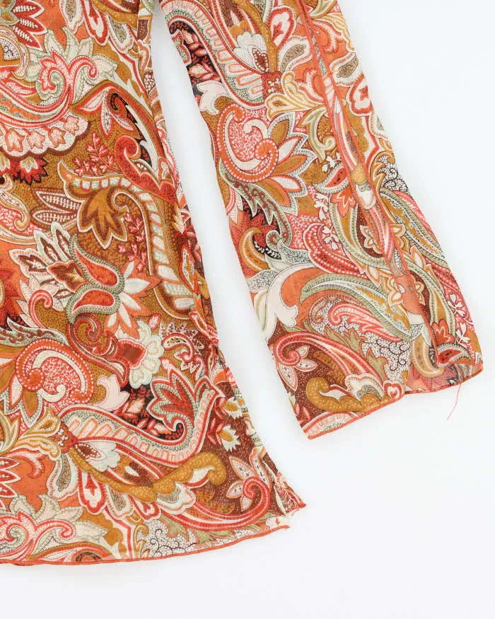 Vintage Y2k 00s Suzy Paisley Pattern Sheer Top - S sold by Rokit product image thumbnail 4