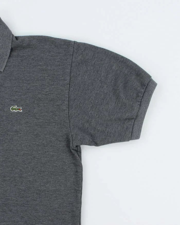 Vintage Lacoste Small Croc Grey Polo Shirt - L sold by Rokit product image thumbnail 4