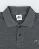 Vintage Lacoste Small Croc Grey Polo Shirt - L sold by Rokit