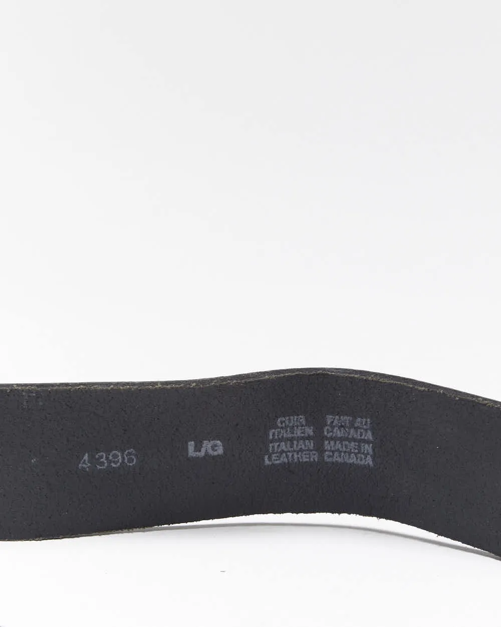 Vintage Y2k 00s Chunky Black Leather Belt - W35-W39 sold by Rokit product image thumbnail 4