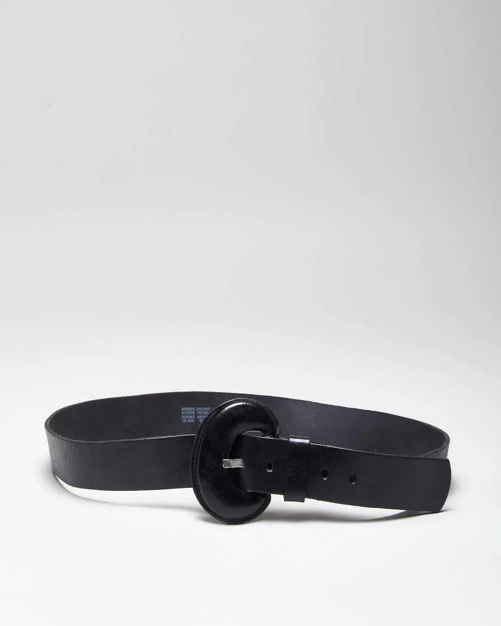 Vintage Y2k 00s Chunky Black Leather Belt - W35-W39 sold by Rokit product image thumbnail 2