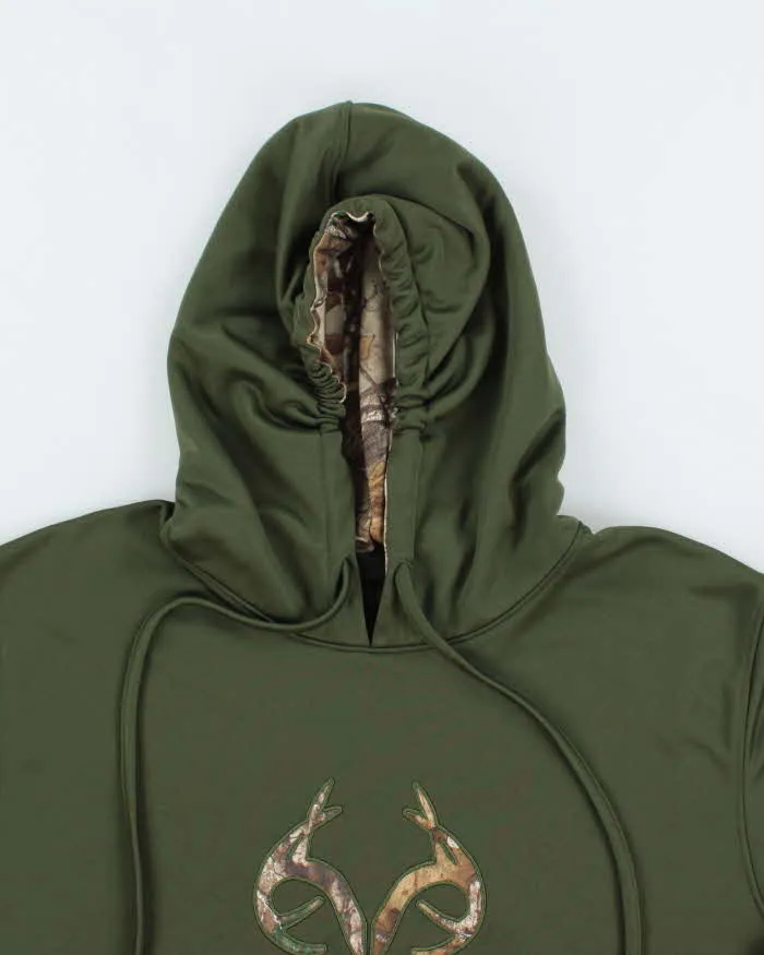 Vintage Y2K Real Tree Embroidered Camo Logo Hoodie - XL sold by Rokit product image thumbnail 4