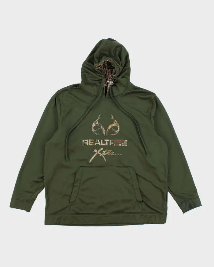 Vintage Y2K Real Tree Embroidered Camo Logo Hoodie - XL sold by Rokit