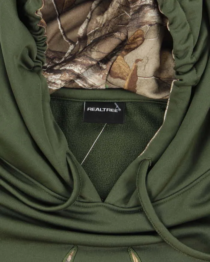 Vintage Y2K Real Tree Embroidered Camo Logo Hoodie - XL sold by Rokit product image thumbnail 5