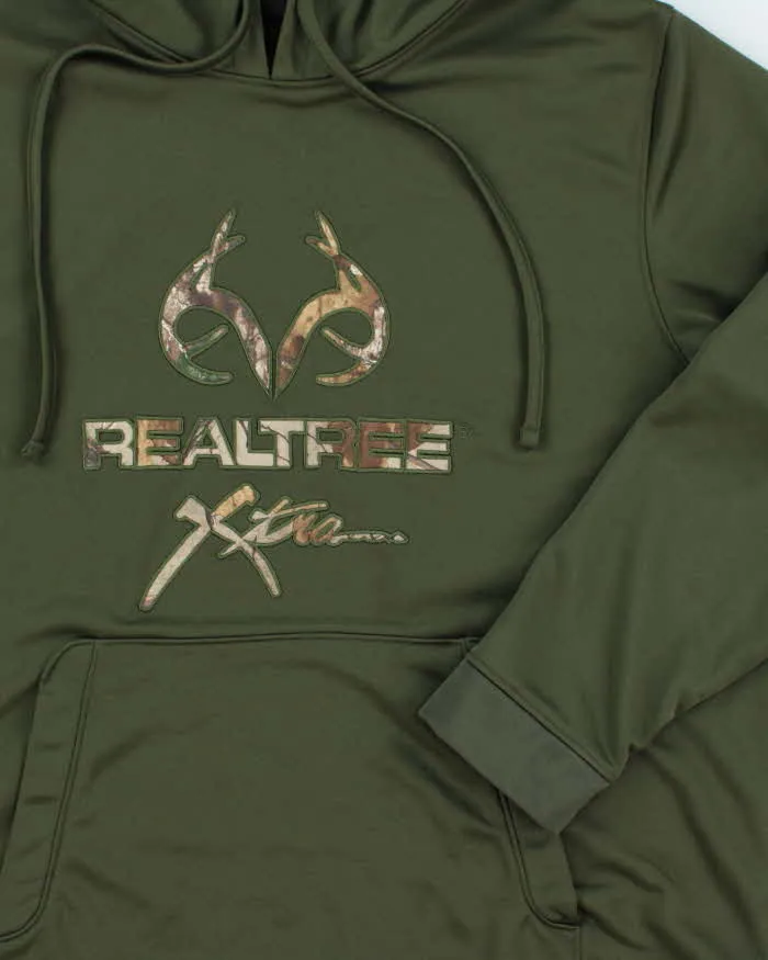 Vintage Y2K Real Tree Embroidered Camo Logo Hoodie - XL sold by Rokit product image thumbnail 3