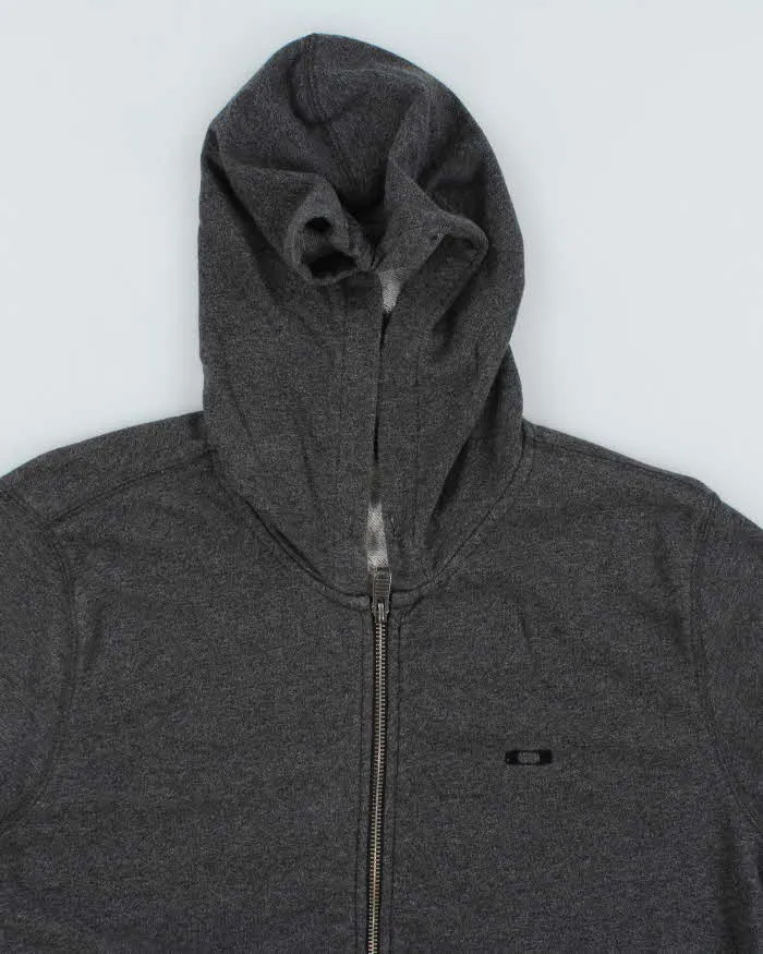 Vintage Y2K Oakley Small Logo Zip Up Hoodie - M sold by Rokit product image thumbnail 3