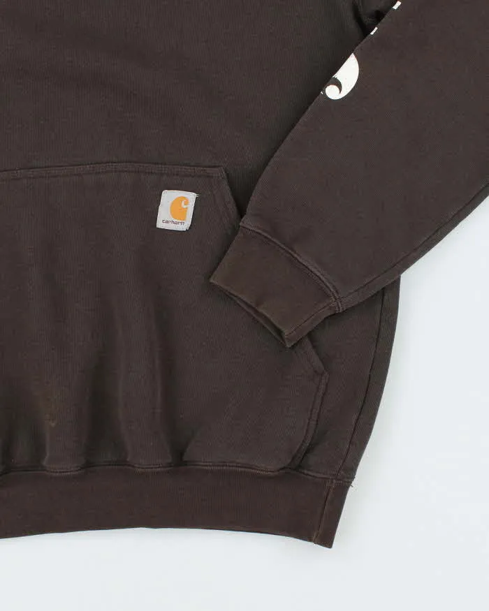 Vintage 2000's Carhartt Oversized Faded Hoodie - S sold by Rokit product image thumbnail 4