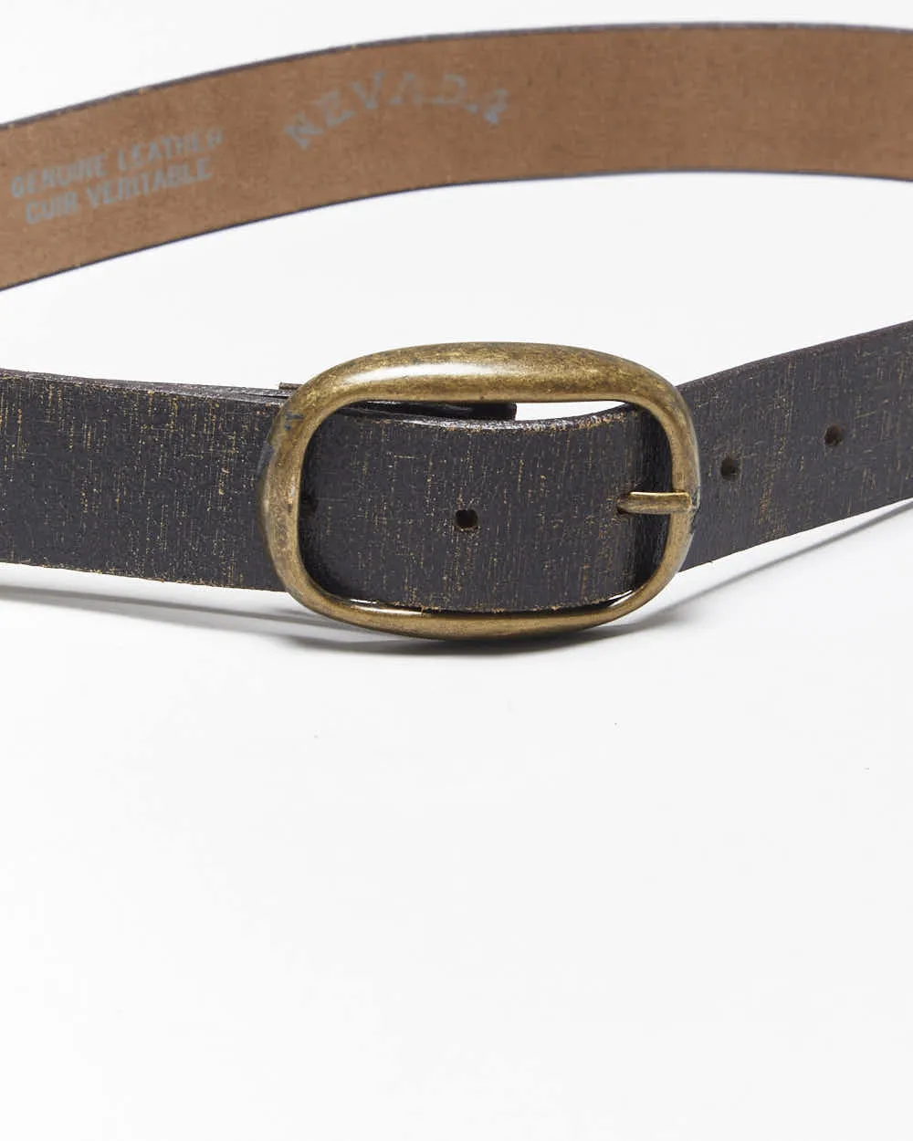 Vintage Nevada Brown Leather Belt - W28-W32 sold by Rokit product image thumbnail 5