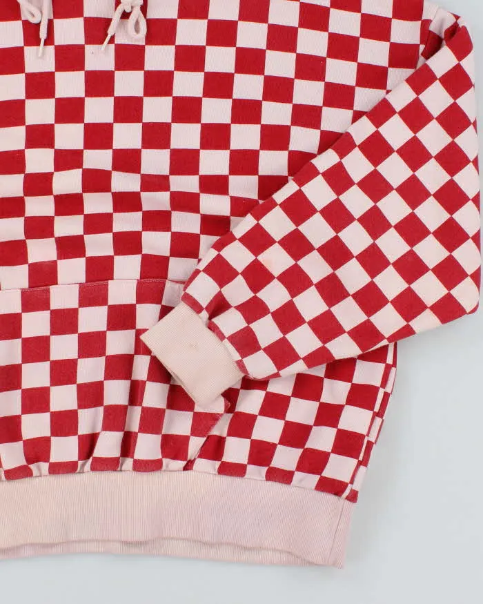 Vintage Y2K Checked Oversized Hoodie - XL sold by Rokit product image thumbnail 4