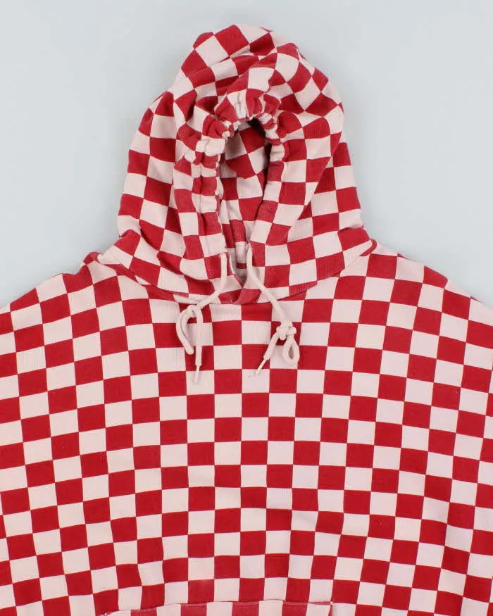 Vintage Y2K Checked Oversized Hoodie - XL sold by Rokit product image thumbnail 3
