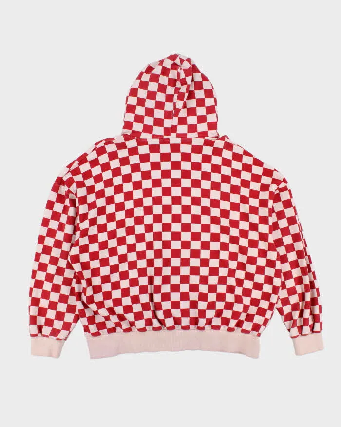 Vintage Y2K Checked Oversized Hoodie - XL sold by Rokit product image thumbnail 2