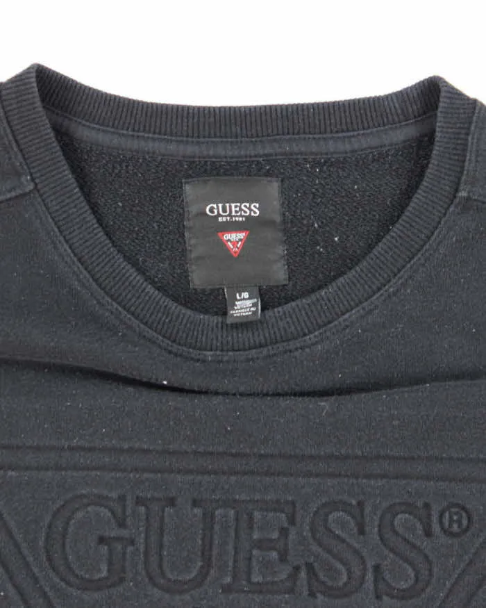 Vintage 2000's Guess Jeans Embossed Logo Sweatshirt - L sold by Rokit product image thumbnail 5