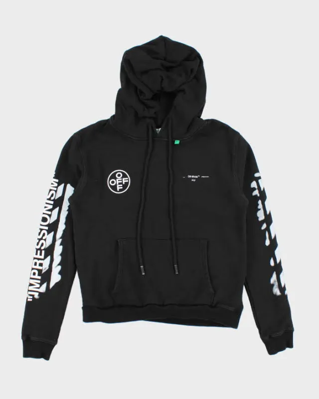 Vintage Off White Main Logo Graphic Print Hoodie - XS sold by Rokit