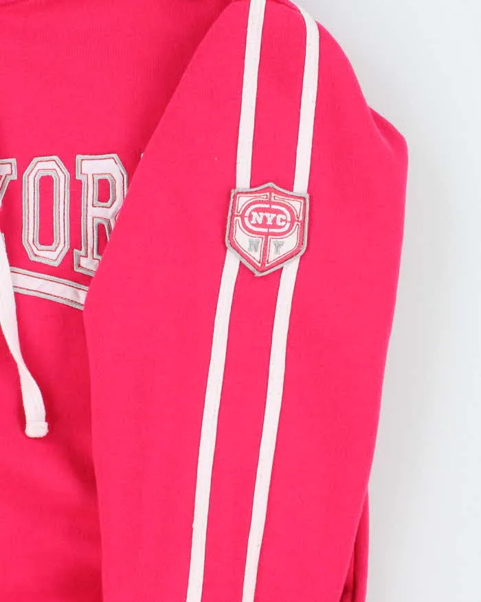 Vintage Y2K Women's New York Spell Out Zip Up Hoodie - L sold by Rokit product image thumbnail 4