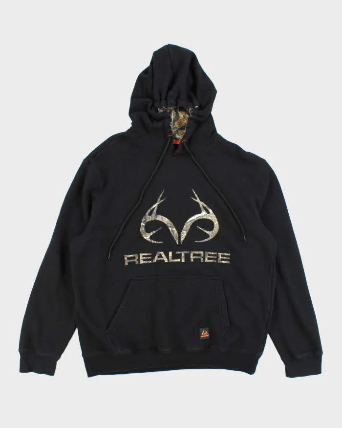 Vintage Y2K Real Tree Camouflage Logo Hoodie - L sold by Rokit