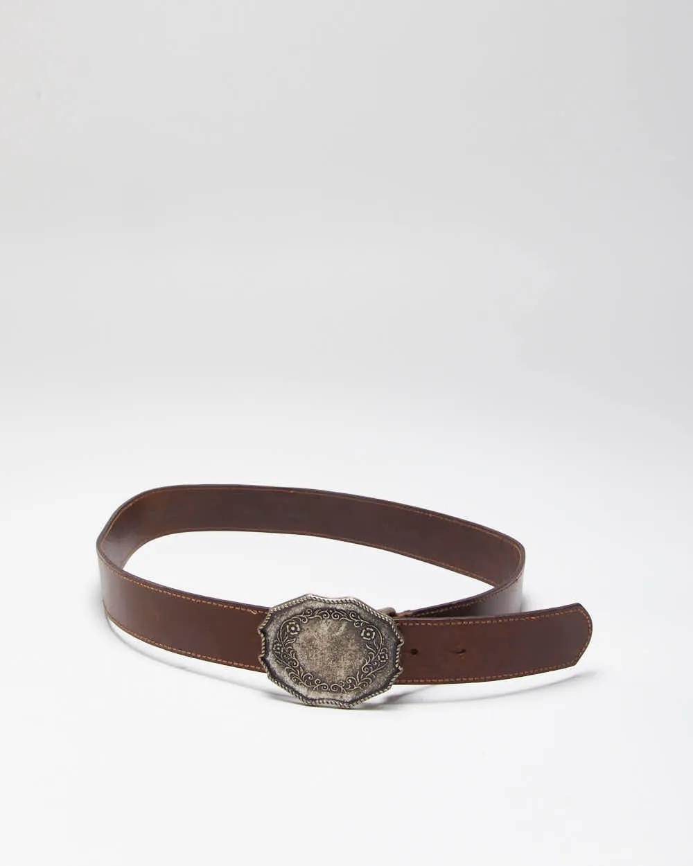 Vintage Rosetti Brown Leather Belt - W31-W35 sold by Rokit product image thumbnail 2