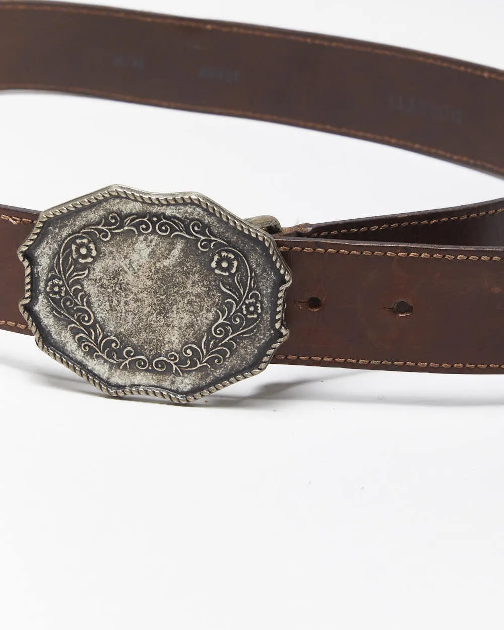 Vintage Rosetti Brown Leather Belt - W31-W35 sold by Rokit product image thumbnail 4