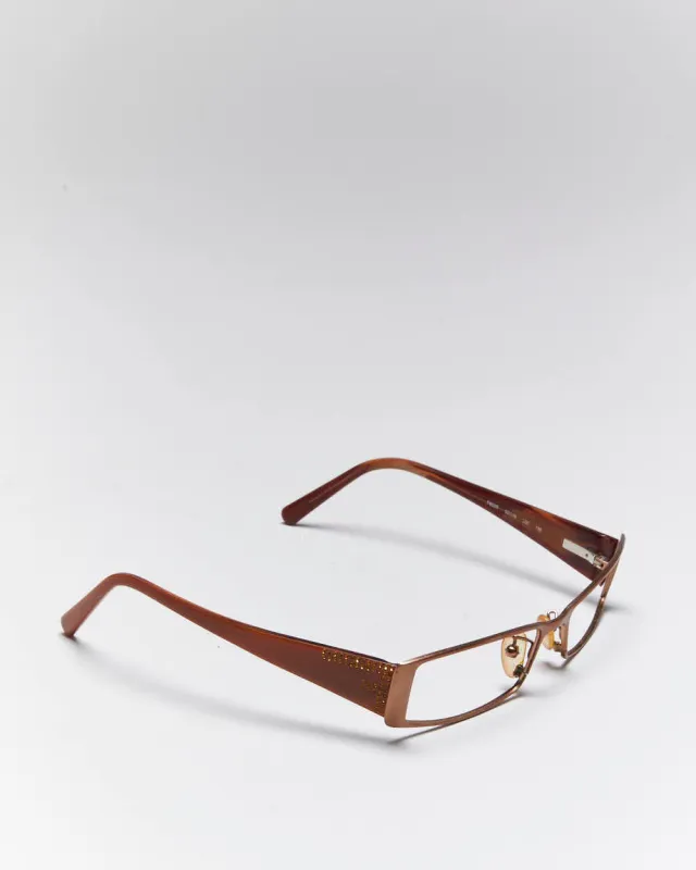 Vintage Y2k 00s Fendi Rhinestone Glasses Frames sold by Rokit