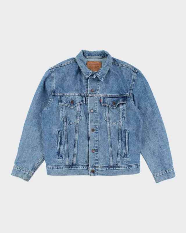 Vintage 90's Levi's Faded Medium Wash Denim Jacket - M sold by Rokit