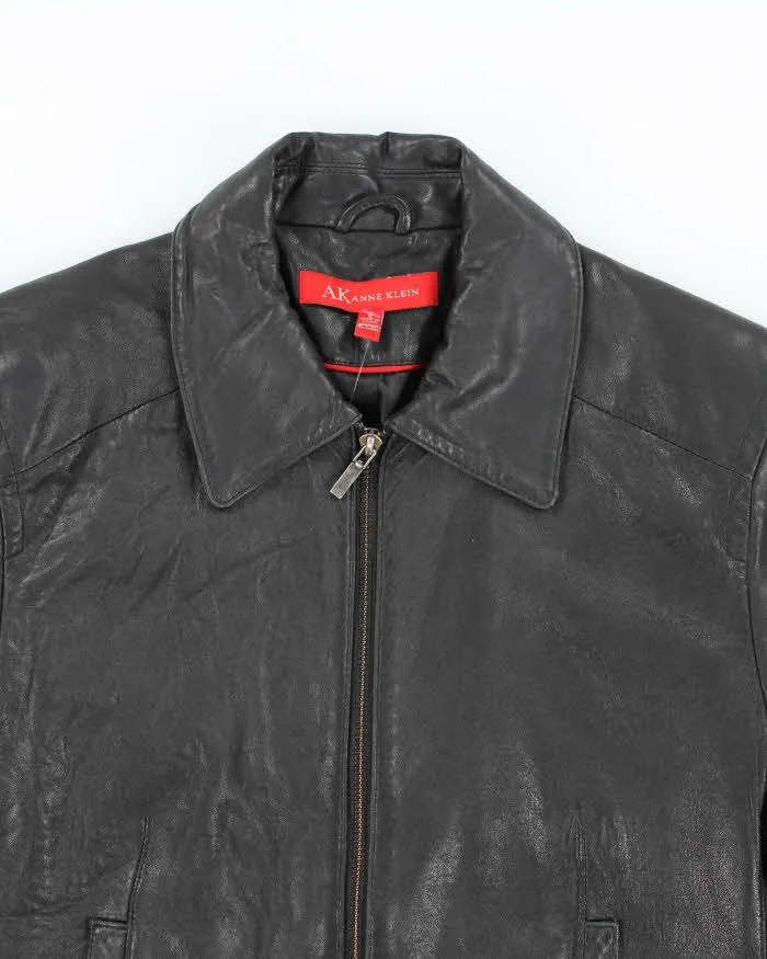 Vintage 90s Anne Klein Leather Jacket - L sold by Rokit product image thumbnail 3