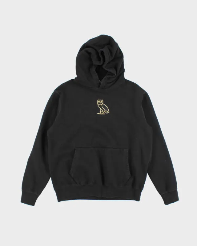 Octobers Very Owns Embroidered Owl Logo Hoodie - M sold by Rokit