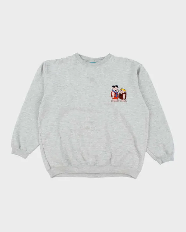 Vintage 90's The Flintstones Embroidered Promotional Sweatshirt - L sold by Rokit