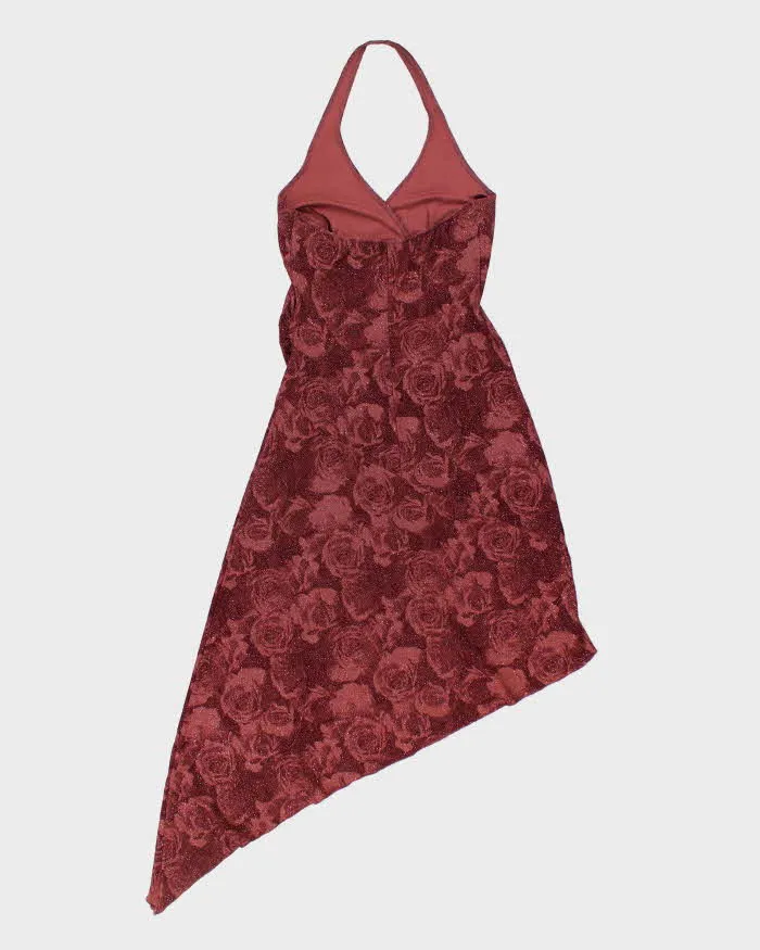 Vintage Y2k 00s Le Chateau Sparkly Halter Dress - S sold by Rokit product image thumbnail 2