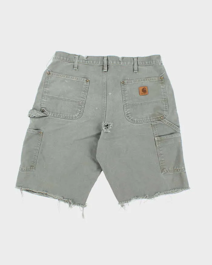 Vintage 90's Carhartt Double Knee Cut Off Shorts - W32 L10 sold by Rokit product image thumbnail 2