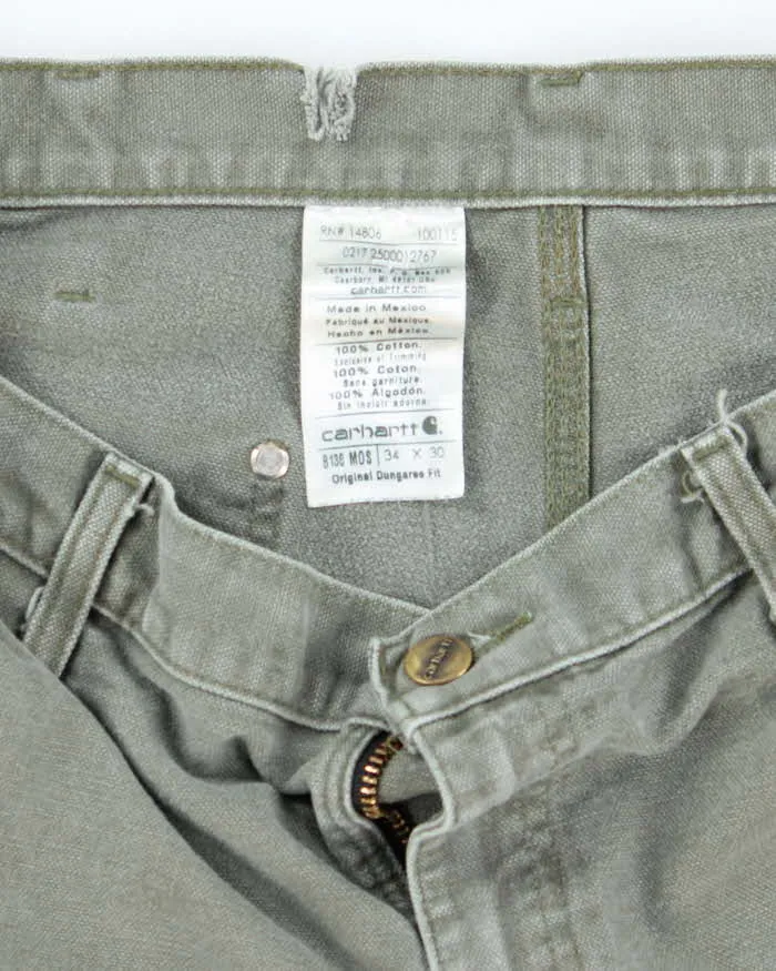 Vintage 90's Carhartt Double Knee Cut Off Shorts - W32 L10 sold by Rokit product image thumbnail 5