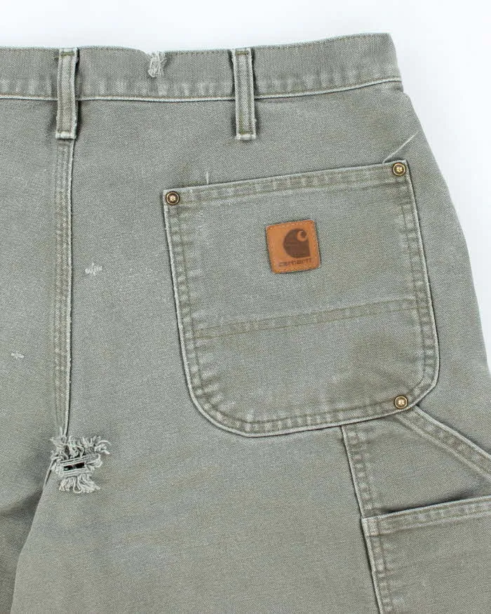 Vintage 90's Carhartt Double Knee Cut Off Shorts - W32 L10 sold by Rokit product image thumbnail 4