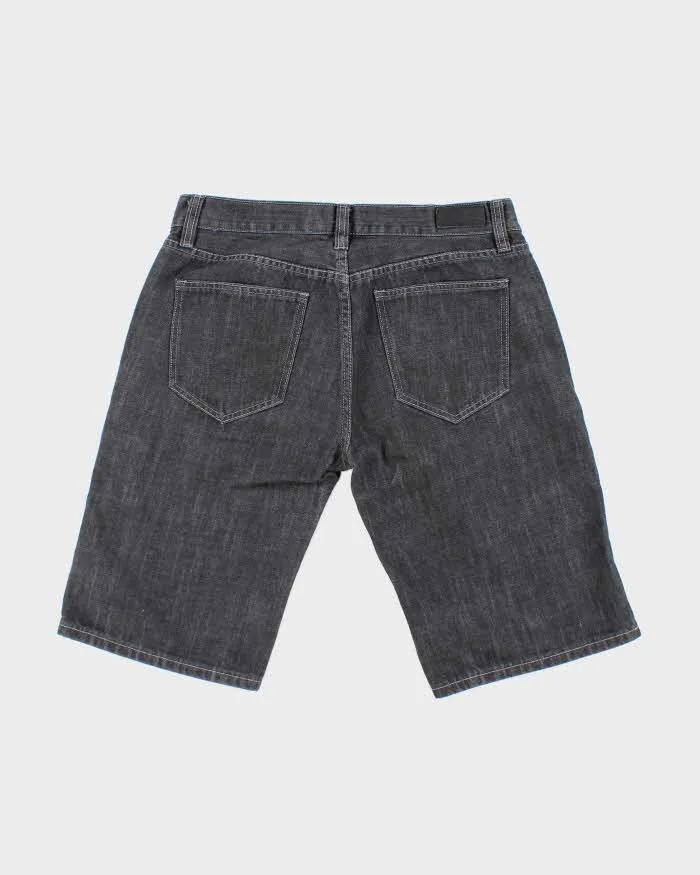 Vintage Y2K Ecko Untld Grey Wash Wide Leg Denim Shorts - W34 L13 sold by Rokit product image thumbnail 2