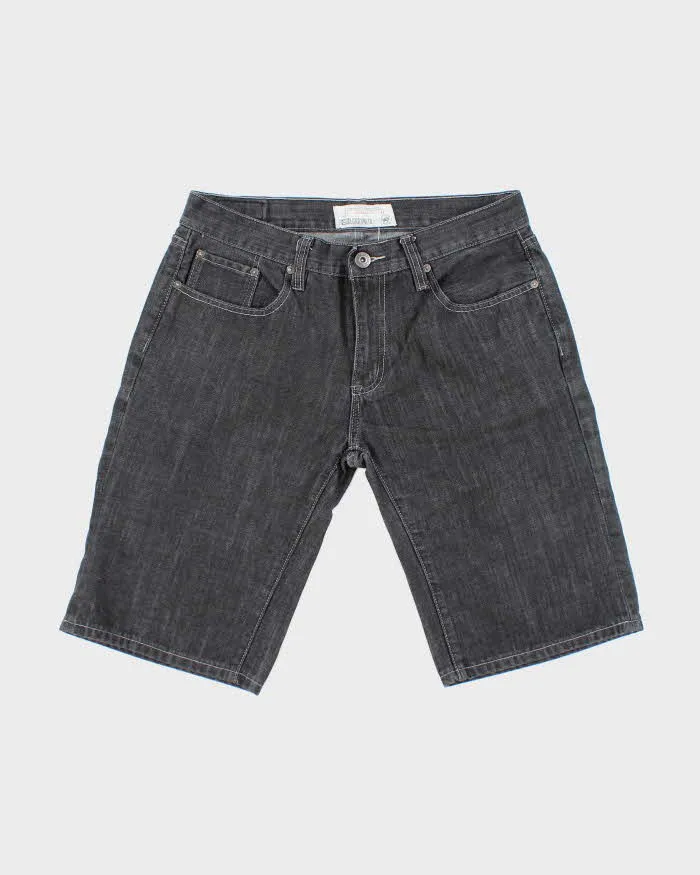 Vintage Y2K Ecko Untld Grey Wash Wide Leg Denim Shorts - W34 L13 sold by Rokit