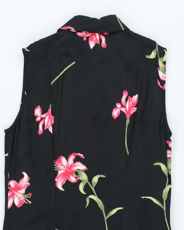 Vintage 90s Devonshire Cream Button-Up Floral Dress - M sold by Rokit product image thumbnail 4