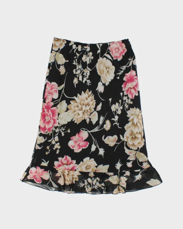 Vintage 90s Monte Floral Skirt - M sold by Rokit