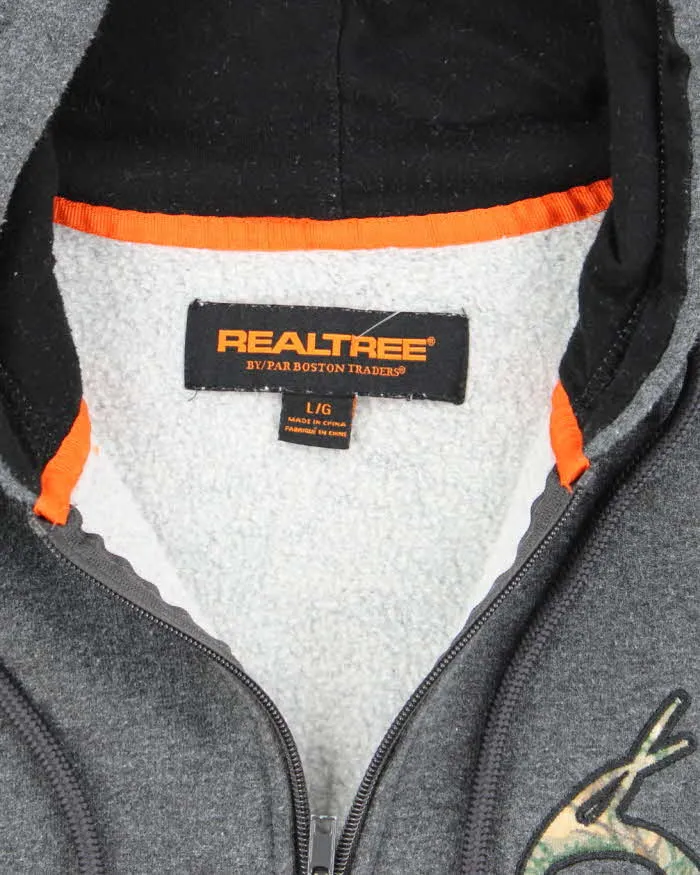 Vintage 2000's Real Tree Embroidered Camo Logo Zip Up Hoodie - L sold by Rokit product image thumbnail 5