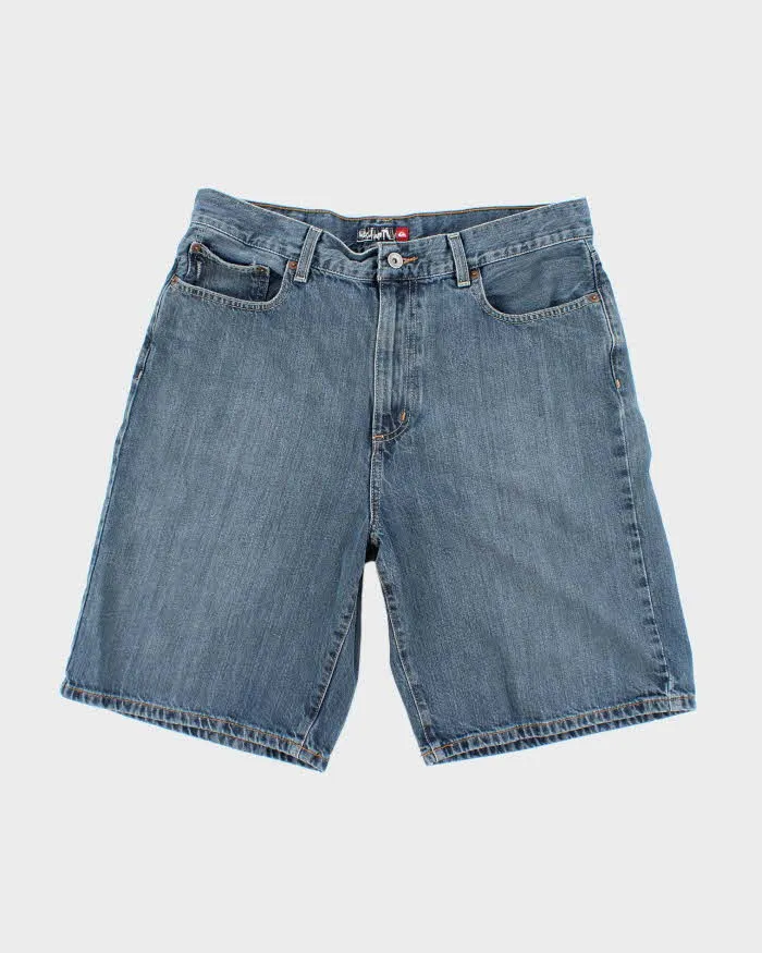 Vintage Quiksilver Medium Wash Denim Shorts - W32 L10 sold by Rokit
