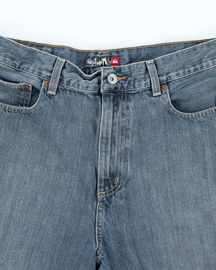 Vintage Quiksilver Medium Wash Denim Shorts - W32 L10 sold by Rokit product image thumbnail 3