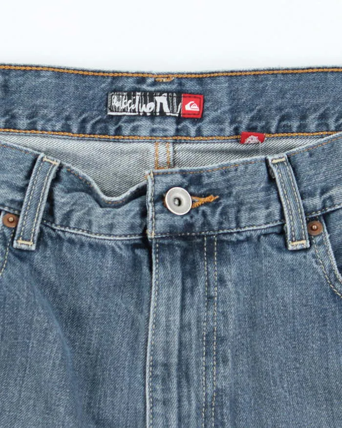 Vintage Quiksilver Medium Wash Denim Shorts - W32 L10 sold by Rokit product image thumbnail 5
