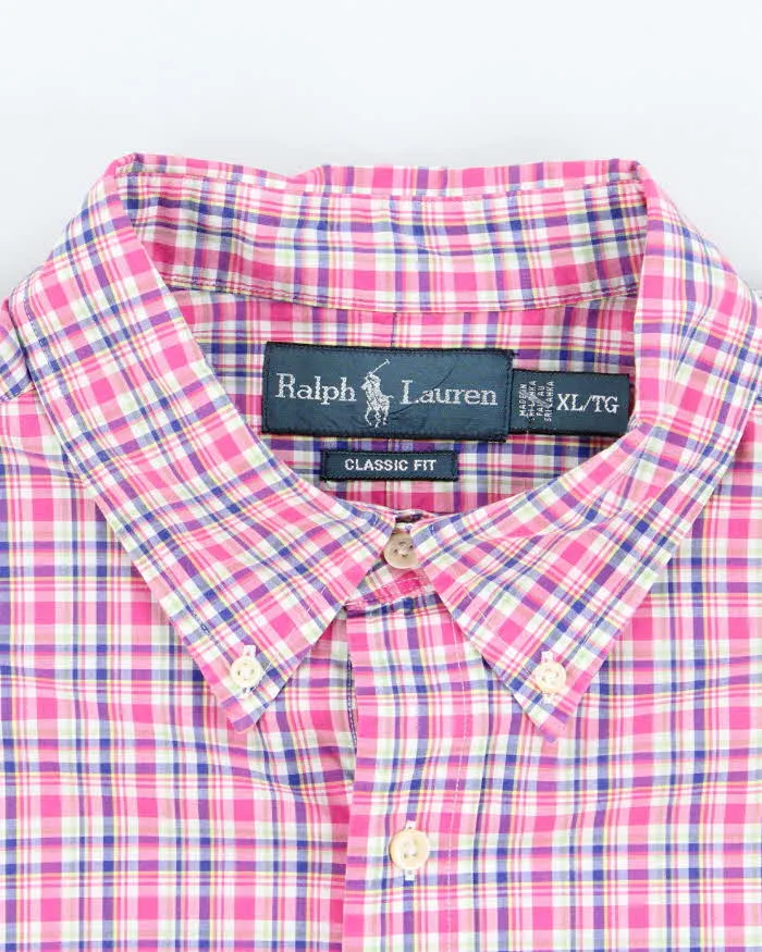 Vintage Ralph Lauren Checked Long Sleeve Shirt - XL sold by Rokit product image thumbnail 5