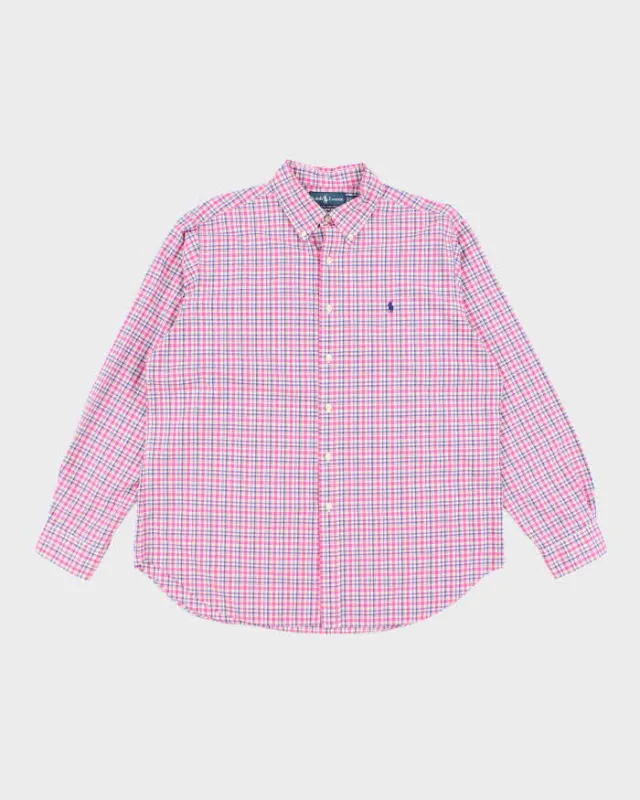 Vintage Ralph Lauren Checked Long Sleeve Shirt - XL sold by Rokit