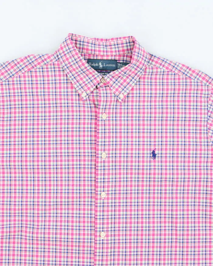Vintage Ralph Lauren Checked Long Sleeve Shirt - XL sold by Rokit product image thumbnail 3