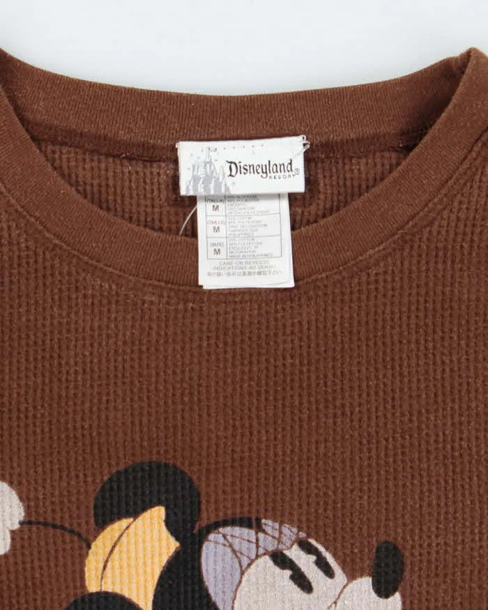 Vintage Y2K Women's Disney Minnie Mouse Waffle Long-sleeved T-Shirt - M sold by Rokit product image thumbnail 5