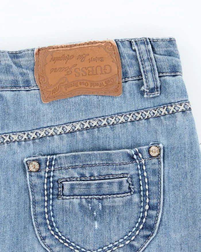 Vintage Y2k 00s Guess Denim Skirt - XS sold by Rokit product image thumbnail 5