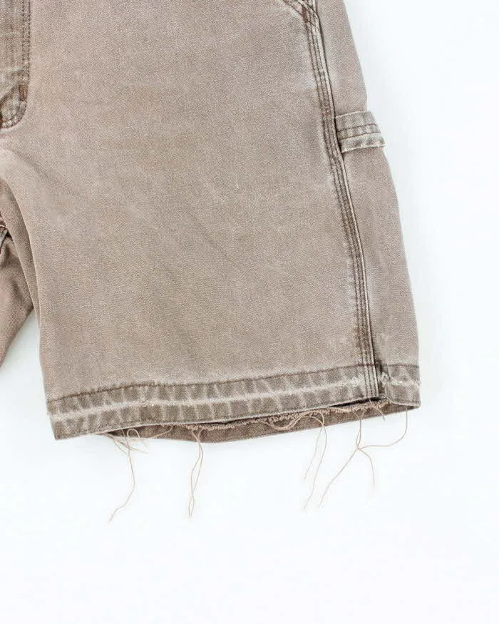 Vintage 2000's Carhartt Brown Faded Carpenter Shorts - W32 L8 sold by Rokit product image thumbnail 5