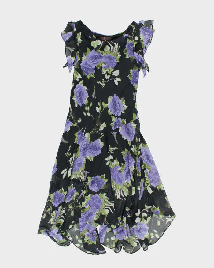 Vintage 90s Jessica Floral Flowy Dress - L sold by Rokit