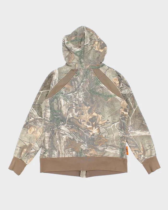 Vintage Y2K Women's She Outdoor Real Tree Camouflage Zip Up Hoodie - M sold by Rokit product image thumbnail 2