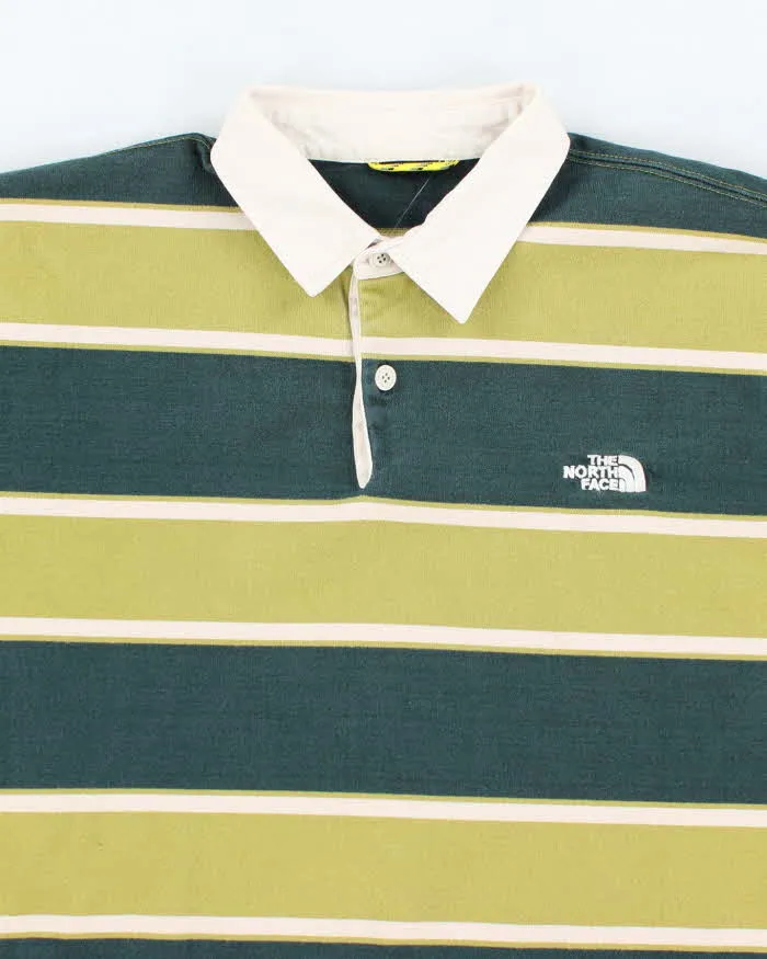 Vintage 2000's The North Face Striped Long-sleeved Polo Shirt - XL sold by Rokit product image thumbnail 3