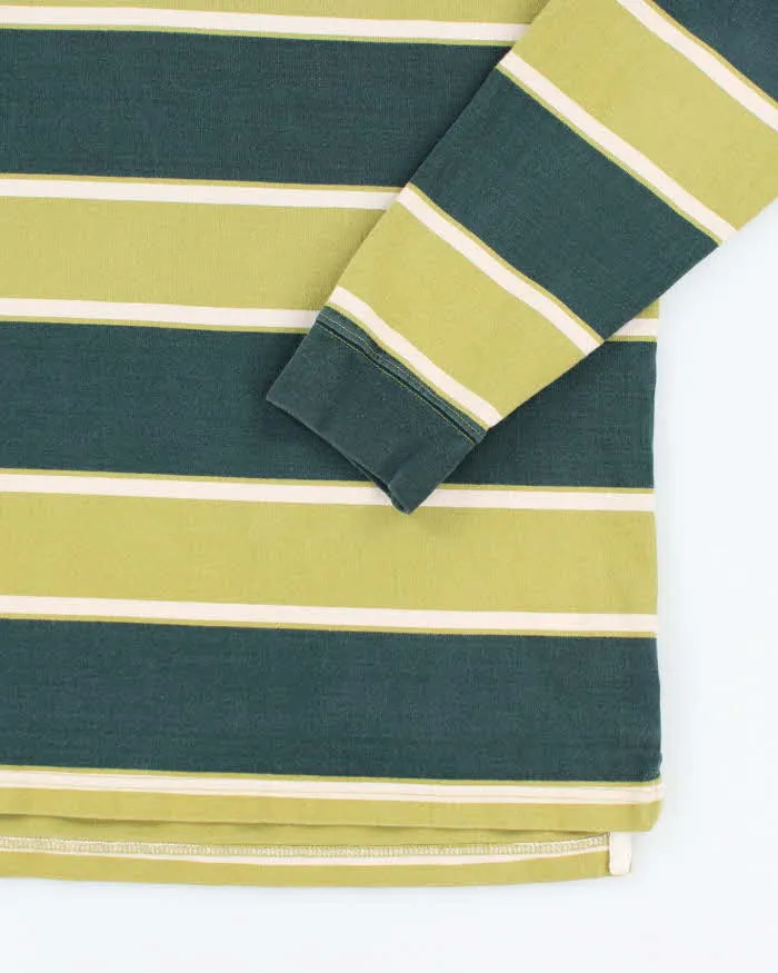 Vintage 2000's The North Face Striped Long-sleeved Polo Shirt - XL sold by Rokit product image thumbnail 4