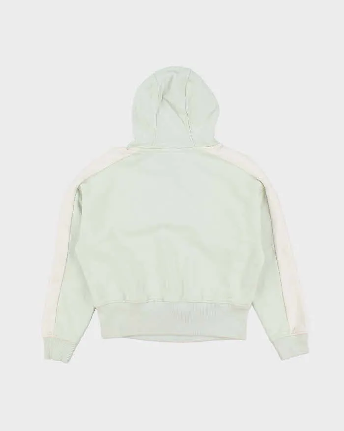 Vintage Y2K Women's Guess Spell Out Cropped Hoodie - M sold by Rokit product image thumbnail 2